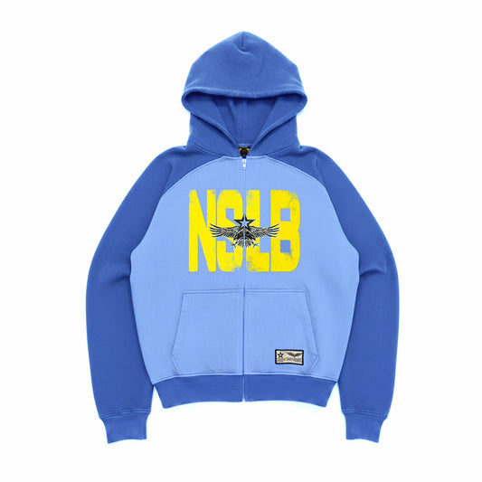 BLUE MILITIA ZIP UP
