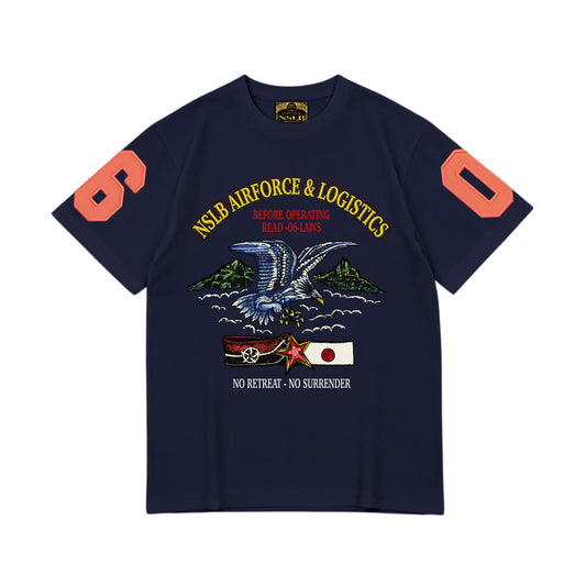 NSLB AIRFORCE TEE // NAVY