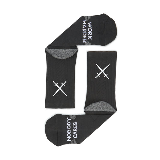UK 3-6 PERFORMANCE SOCKS V2 // BLACK