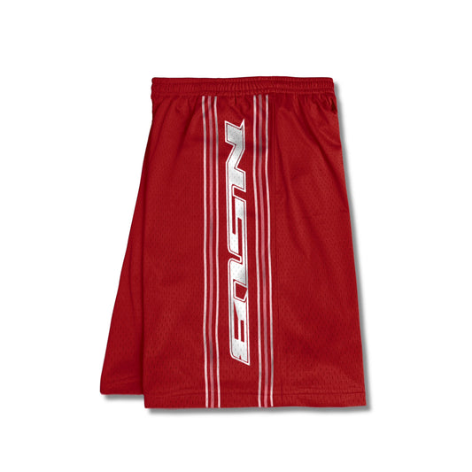 MAROON MESH SHORT