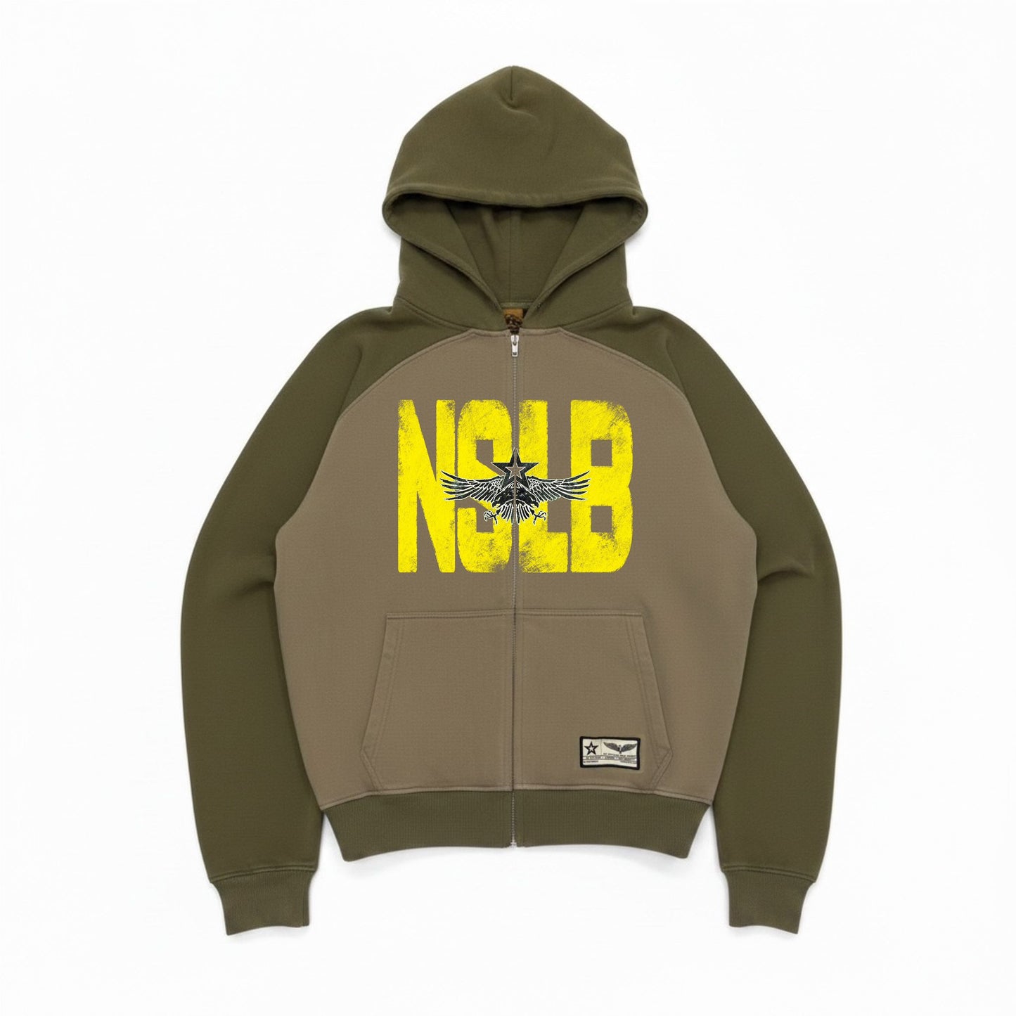 GREEN MILITIA ZIP UP