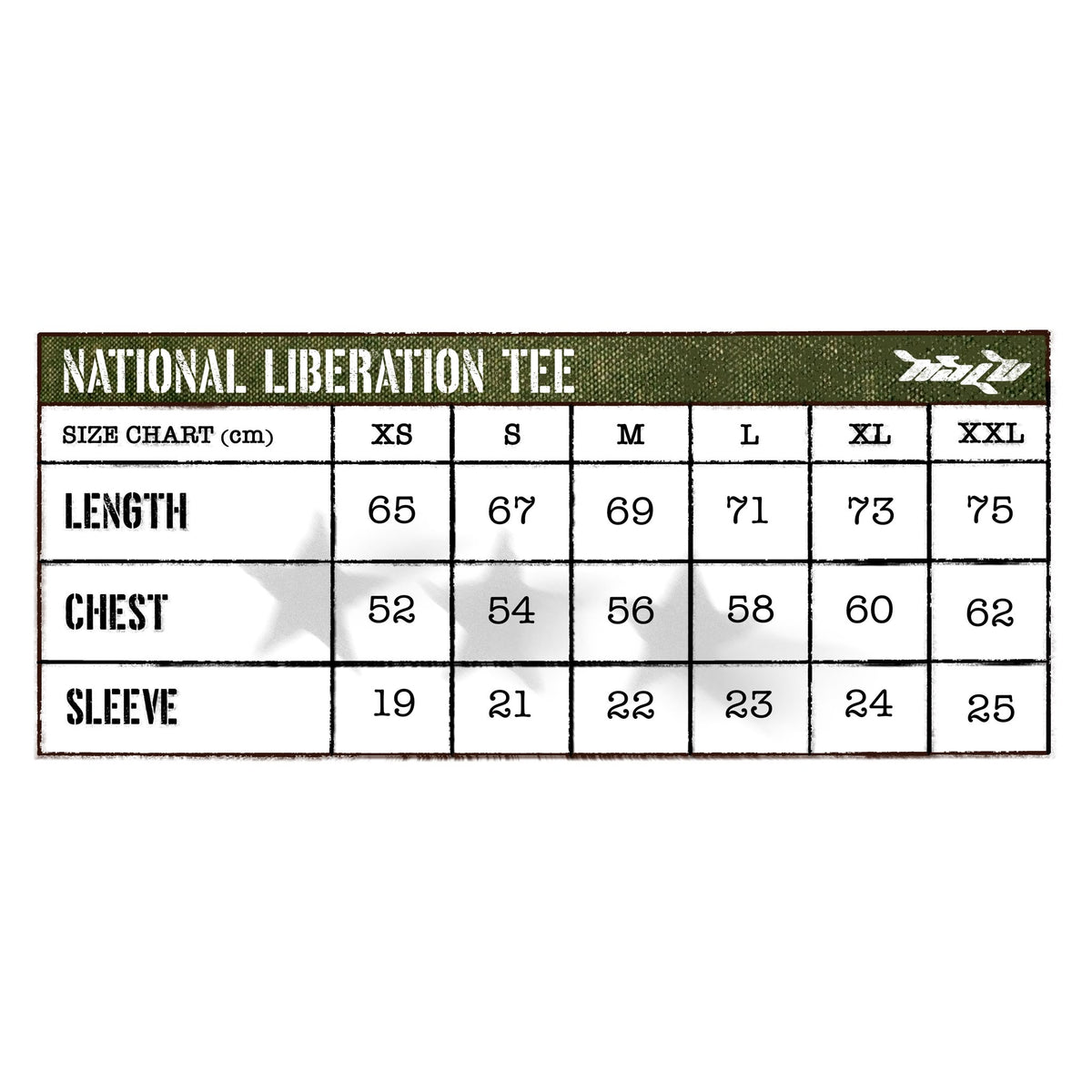 NATIONAL LIBERATION TEE // WHITE/BLUE