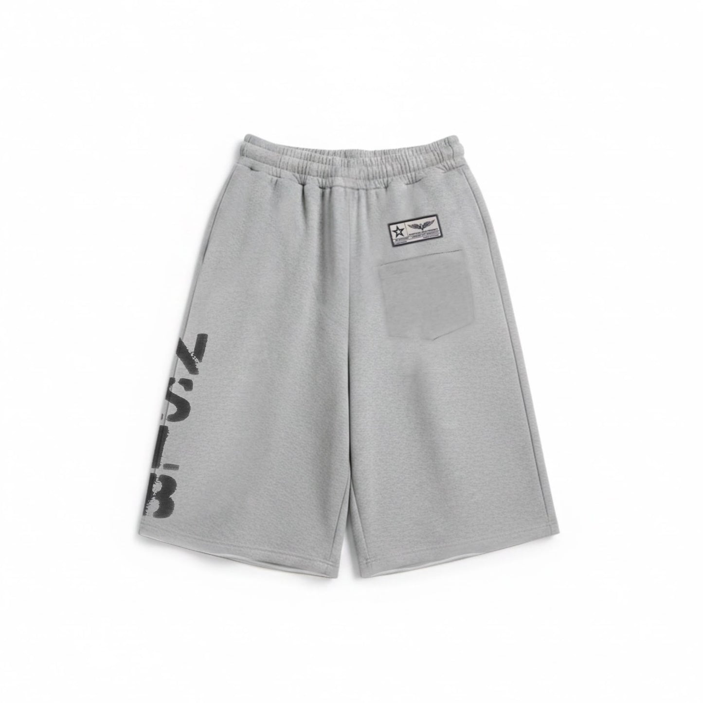 NSLB CUT-OFF SHORTS // GREY