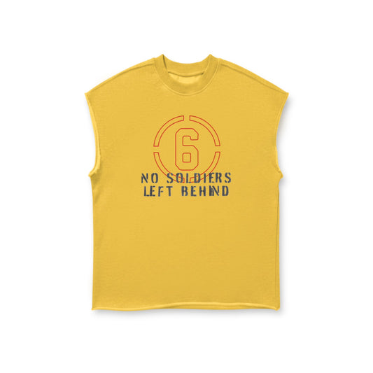 6 LAWS CUT-OFF JERSEY // MUSTARD
