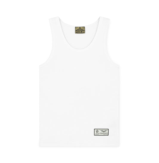 *2 PACK* MENS WAFFLE VEST // WHITE