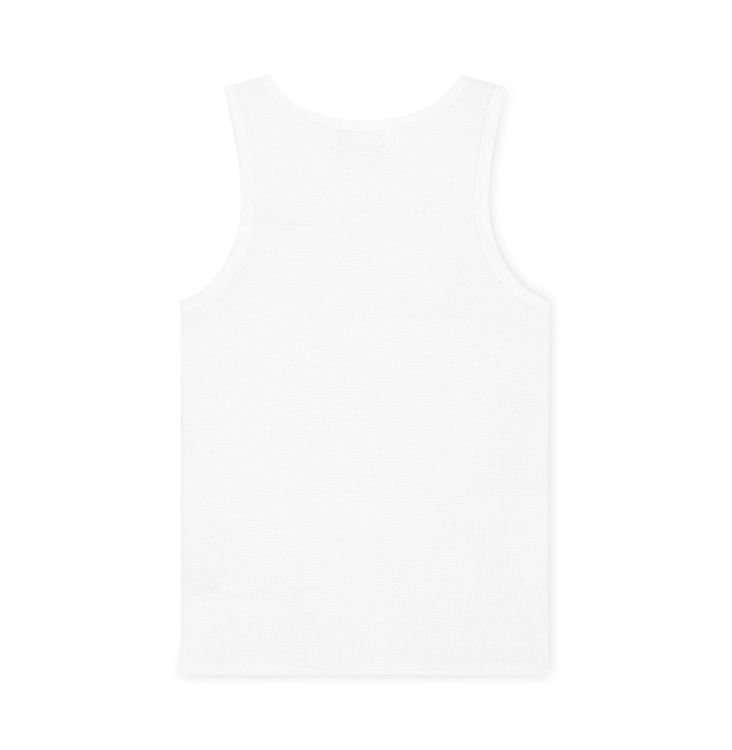 MENS WAFFLE VEST // WHITE