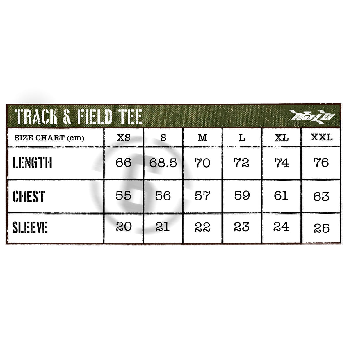 TRACK & FIELD TEE // CREAM